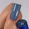 Gellak TOUCH Deep Pigment Gel Polish 32 rokerig blauw 9 ml - Фото №3
