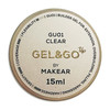 Gel voor extensions MAKEAR Gel&Go Up GU01 Clear 15 ml - Фото №1