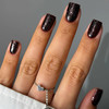 Gellak DARK 163 roodbruin met glans 6 ml - Фото №3
