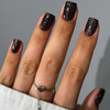 Nagellack-Gel, DARK 164l braun mit Schimmer, 6 ml - Фото №3