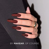Гель-лак MAKEAR 897 бордовый светоотражающий 8 мл - Фото №3