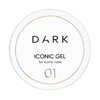 Гель для наращивания DARK Iconic Gel 01 прозрачный 30 мл - Фото №1
