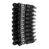 Зажимы-крокодилы парикмахерские Toni&Guy черные 10 шт. - Фото №1
