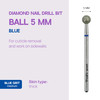 Manicure cutter TUFI profi Diamond Ball 5 mm Blue Notch (0328398) - Фото №4
