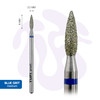 Manicurefrees TUFI profi Diamanten Vlam 8 mm × 2,3 mm Blauw inkeping (0328406) - Фото №2