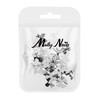 Nagelkunst Molly Nails zwarte en witte strikken 30 stuks - Фото №1