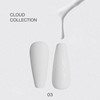 Gellak LUNA Cloud Color 03 wit met een warme, crèmekleurige tint 8 ml (221-6224-1823) - Фото №3