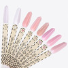 Acryl gel voor nagels F.O.X Poly Gel Nano Clear transparant 15 ml - Фото №3