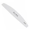 Set of nail files DARK crescent foam-based white 25 pcs (180/240 grit) - Фото №1