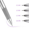 Wielofunkcyjne narzędzie dotting pen do zdobień paznokci TUFI profi 5 w 1 (0332609) - Фото №2