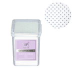 Безворсовые салфетки TUFI profi PREMIUM Lux Cotton Fibre белые перфорированные 5х5 см 200 шт (0096484)