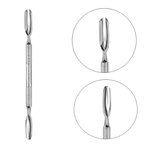 Manicure pusher Staleks Pro EXPERT 30 TYPE 1 (rounded wide pusher + rounded pusher)