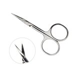 Manicure cuticle scissors TUFI profi PREMIUM Н-100 silver 25 mm (0097213)