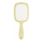 Superbrush Janeke gelb und weiß 22 cm
