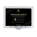 Obere Formen für Nagelmodellage FOX 2.0 - Modern Mandel