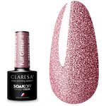 Claresa FULL GLITTER hybride nagellak 4 roze met glans 5 ml