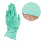 Nitril handschoenen groen poedervrij maat M 100 stuks