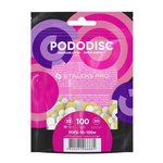 Сменные файлы белые для педикюрного диска на мягкой основе PODODISC STALEKS PRO XS 100 грит (50 шт)