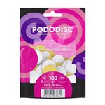 Vervangende witte pads op een zachte ondergrond voor PODODISC STALEKS PRO L 180 grit (50 stuks)