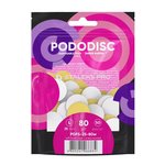 Vervangende witte pads op een zachte ondergrond voor PODODISC STALEKS PRO L 80 grit (50 stuks)