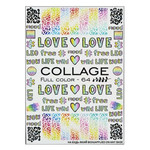 Crystaloff slider collage water decals full colour 64 lichte letters