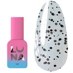 LUNA Stain hybride top coat zonder plaklaag met glitter 13 ml (300-2657)
