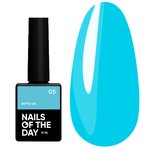 Гель NAILSOFTHEDAY Bottle gel 05 голубой, 10 мл