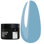 SILLER Zefir extension gel nr. 09 (pot) grijsblauw 15 ml (NF-00019236)