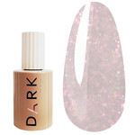 DARK PRO Base Shine 13 Pfirsich mit rosa Glitzer 15 ml