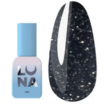 Gellack Lunamoon Farbe №122 schwarz mit Glitzer 13 ml (047-2170-0406)