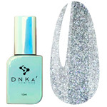 DNKa Cover base #0097 Discobal Zilver met Vlokken 12 ml (DNKA0097)