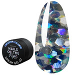 Гель NAILSOFTHENIGHT Dream gel 02 голографическое серебро 5 г