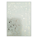 Nagelstickers UAslider folie goud meisje №Fg 034