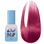 Гель-лак LUNA Cat Eye №254 бордовый, розовый 13 мл (047-4119-1246)