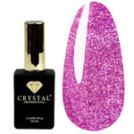 База для ногтей Crystal Base Disco №9 фуксия светоотражающая 12 мл