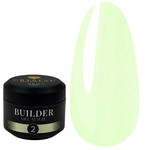 Gel voor extensions Crystal Builder Gel Magic №2 zachtgroen met glans 15 ml