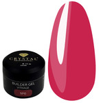 Gel for extension CRYSTAL Vitrage Builder gel №6 crimson 15 ml