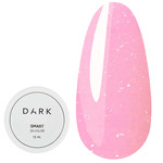 Gel voor extensions Dark Smart Builder gel 28 zachtroze met glitter 15 ml