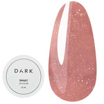 Gel voor extensions Dark Smart Builder gel 29 donkerbeige met glitter 15 ml