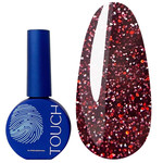 Гель-лак TOUCH Space gel polish 08 бордовый светоотражающий 9 мл