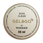Гель для наращивания MAKEAR Gel&Go Up GU01 Clear 50 мл