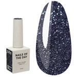 Gel-Nagellack NAILSOFTHEDAY Gel Polish 323 Eclipse Dunkelblau, Lichtreflektierend 10 ml