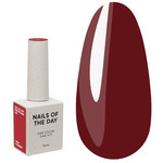 Гель-лак NAILSOFTHEDAY 140 Roksolana приглушенный красный 10 мл