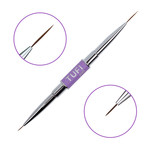 Manicureborstel met twee uiteinden TUFI profi liner 7mm/15mm (0327452)