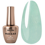 Gellak MAKEAR Pastel Princess 409 turkoois met glans 8 ml