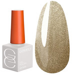 Gel polish GÉMELY Mono Lac 038 single-phase gold with fine glitter 6 ml (7703520)