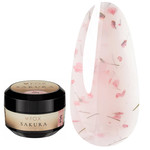 Гель для наращивания FOX Builder gel Sakura 004 розовый с сухоцветами 15 мл