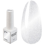 Gellak NAILSOFTHEDAY CAT EYE 17 zilver 6 ml
