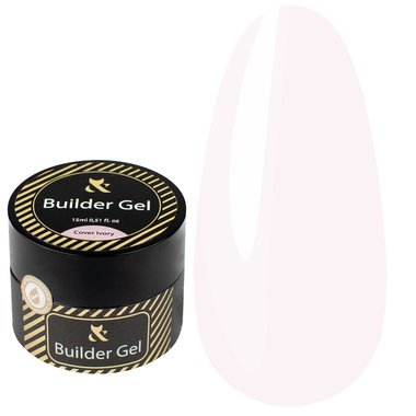F.O.X Builder gel Cover Ivory молочно-розовый 15 мл - Фото №1