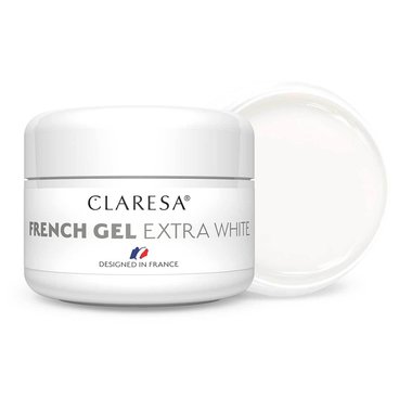 Гель для наращивания Claresa FRENCH GEL EXTRA WHITE 25 г - Фото №2